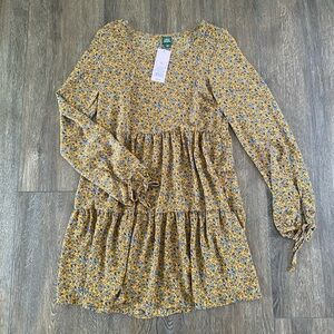 Floral Long Sleeve Dress